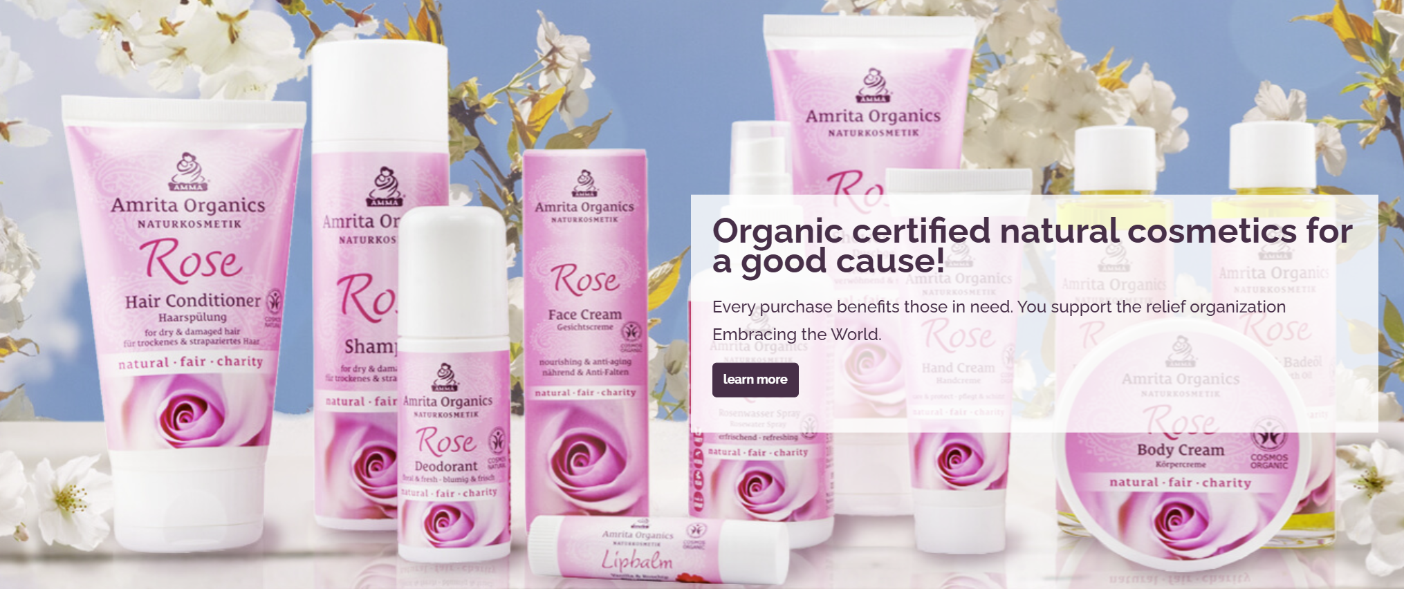 Natural beauty products made in Germany